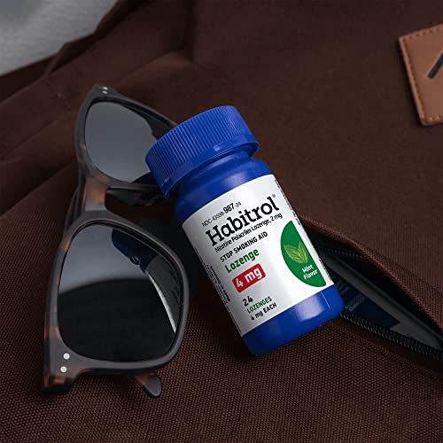 Habitrol Nicotine Lozenges 4 mg Mint Flavor - 72 Count – Stop Smoking Aid Habitrol uk supplements