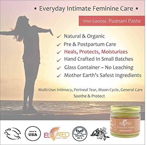 ELEVATED Puanani Paste - Vulva Balm | Postpartum - Perineal Balm | Moisturizing Vulva Cream Taylors uk supplements