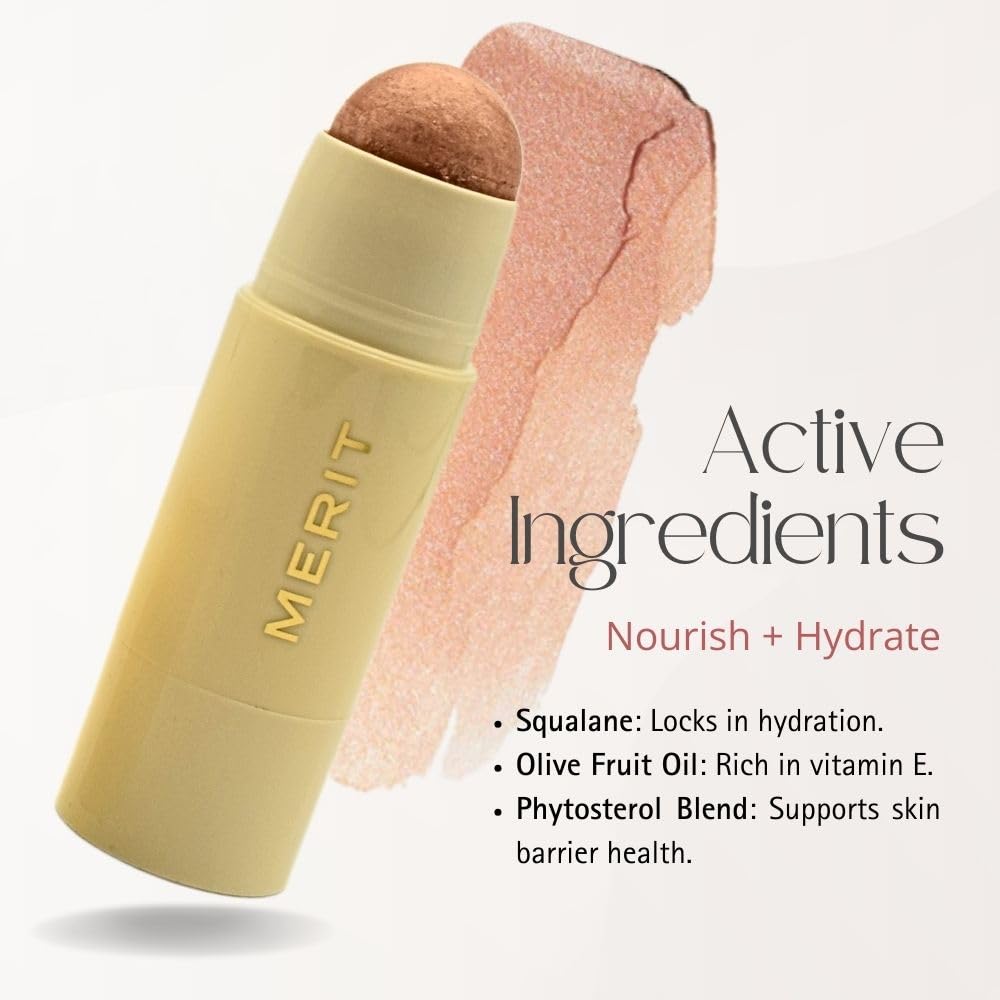 MERIT Day Glow Dewy Highlighting Balm Bounce Merit uk supplements
