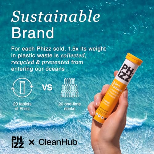 Phizz Electrolytes, Multivitamin & Hydration Tablets - 20 Effervescent Rehydration Electroly Phizz uk supplements