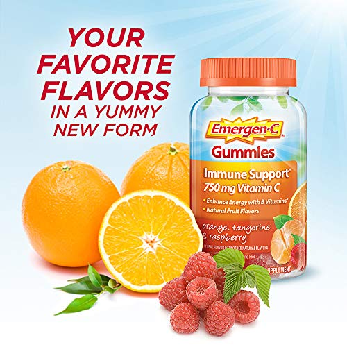 Emergen-C 750mg Vitamin C Gummies for Adults, Immune Support Gummies Emergen-C uk supplements