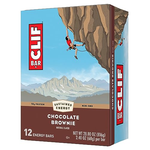 CLIF BAR - Chocolate Brownie Flavor - Made with Organic Oats - Non-GMO Clif Bar uk supplements