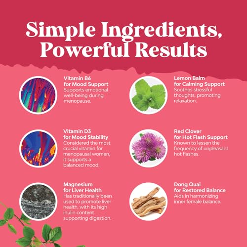 Complete Herbal Menopause Supplement for Women - Multibenefit Menopause Relief Hormone Natures Craft uk supplements
