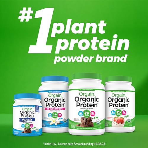 Orgain Organic Sport Vegan Protein Powder, Vanilla - 30g Plant Based Protein, For Pre-Work Orgain uk supplements