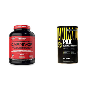 MuscleMeds, Carnivor Beef Protein Isolate Powder 56 Servings, Chocolate, 72 Ounce MuscleMeds uk supplements