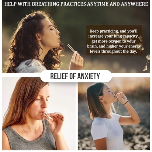 Mariscal Anxiety Breathing Necklace - Rose Gold Anti Anxiety Necklace Breathing for Women and Men Mariscal Store uk supplements