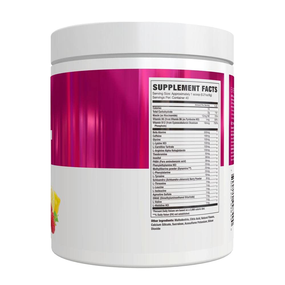 Uplift Pre-Workout for Women (30 Servings) -Raspberry Lemonade-Provides Clean NLA for Her uk supplements