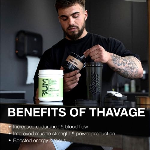 RAW Preworkout Powder, Thavage (Green Crush) - Chris Bumstead Sports Nutrition Supplement RAW uk supplements