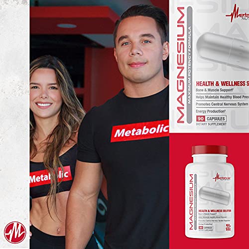 Metabolic Nutrition Magnesium, 650mg per Serving, Non-GMO, Vegan, Gluten Free Metabolic Nutrition uk supplements