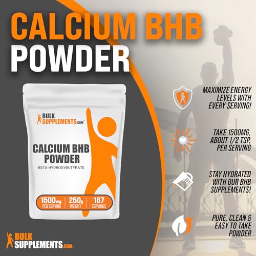 BulkSupplements.com Calcium BHB Powder - Beta-HydroxyButyrate Powder, BHB Supplement BULKSUPPLEMENTS.COM uk supplements