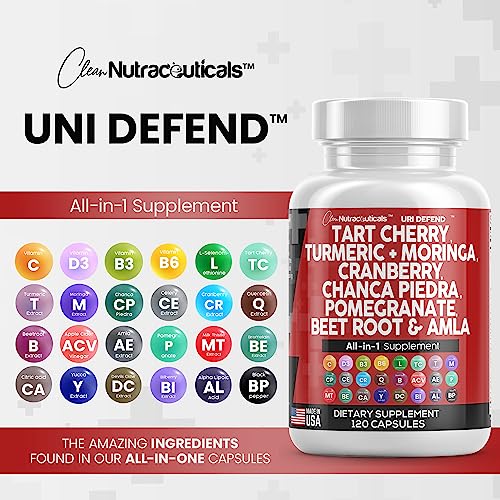 Tart Cherry Extract Capsules 20,000mg with Turmeric 8000mg Moringa Clean Nutraceuticals uk supplements
