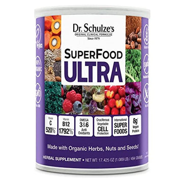 Dr. Schulze's SuperFood Ultra | Organic Super Food Powder | Vitamin B Complex and 520% Dr. Schulze's uk supplements