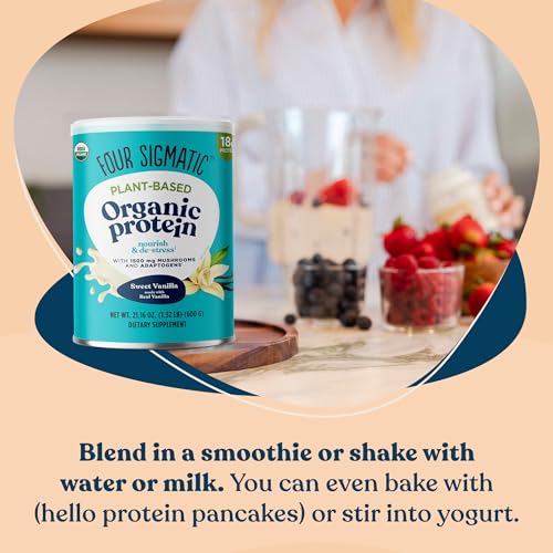 Four Sigmatic Organic Vegan Protein Powder | 18g Plant-Based Protein per Serving Four Sigmatic uk supplements