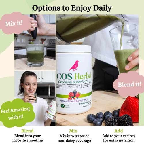 PCOS Herbal Green Superfood Probiotic Powder Mix: Hormonal Balance, Energy Boost PCOS Herbal Tea uk supplements