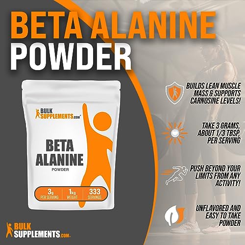 BULKSUPPLEMENTS.COM Beta Alanine Powder - Beta Alanine Pre Workout, Beta Alanine BULKSUPPLEMENTS.COM uk supplements
