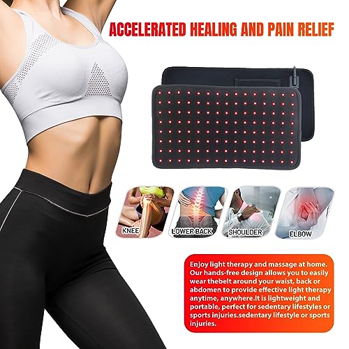 Red Light Therapy Infrared Light Therapy for Muscle Pain Relief and Inflammation Red Light Therapy Belt DYUF uk supplements