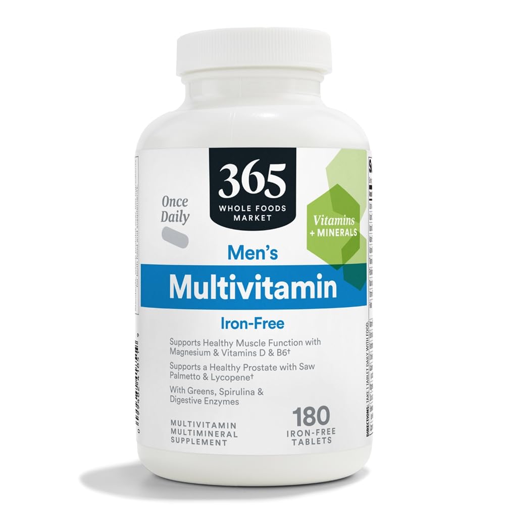 365 by Whole Foods Market, Men's One Daily Multivitamin Tablets, 180 Count 365 by Whole Foods Market uk supplements