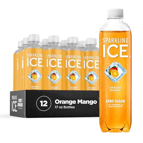 Sparkling Ice, Orange Mango Sparkling Water, Zero Sugar Flavored Water, with Vitamins Sparkling ICE uk supplements
