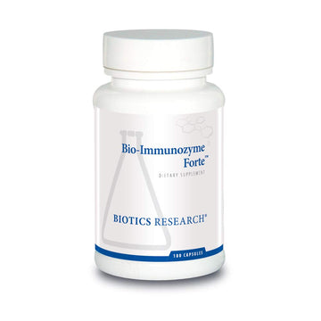 BIOTICS RESEARCH Bio Immunozyme Forte Multivitamin, Echinacea, Cayenne Pepper, Lactobacillus acidophilus, Botanicals, Probiotics, Amino Acids, Organs/Glandulars for Immune System Health 180 Capsules BIOTICS RESEARCH uk supplements