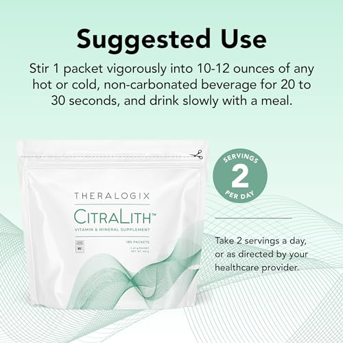 Theralogix CitraLith Vitamin & Mineral Supplement - 90-Day Supply - Kidney Health Theralogix uk supplements