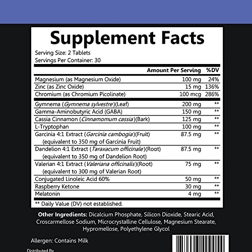 Garcinia Cambogia PM Weight Loss Sleep, All Natural Supplement w/Valerian Root & Melatonin Angry Supplements uk supplements
