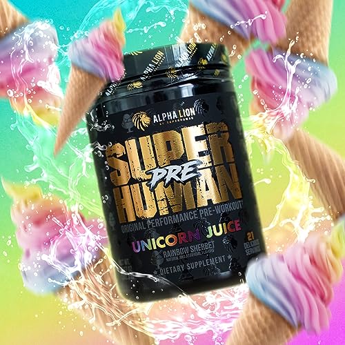 ALPHA LION Superhuman Pre Workout Powder, Beta Alanine, L-Taurine & Tri-Source ALPHA LION uk supplements
