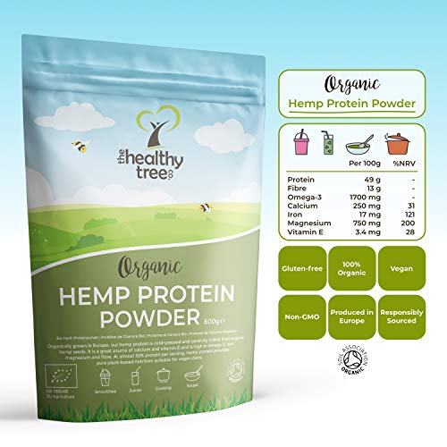 Organic Hemp Protein Powder by TheHealthyTree Company - Harvested in Europe TheHealthyTree Company uk supplements