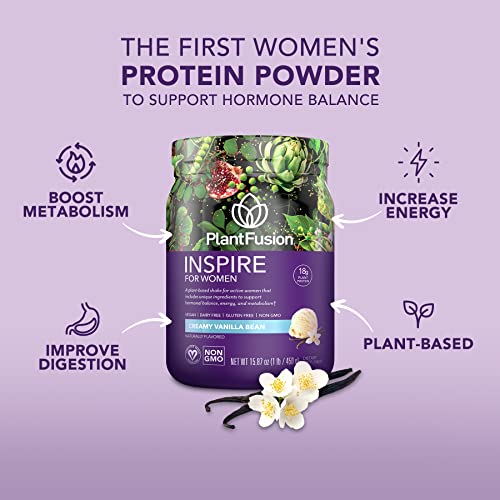 PlantFusion Inspire Plant Protein Powder for Women - Low Carb Protein Powder for Lean PlantFusion uk supplements