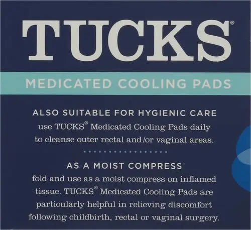 TUCKS Medicated Cooling Pads, 100 Count – Hemorrhoid Pads with Witch Hazel, Cleanses Sensitive Areas, Protects from Irritation, Hemorrhoid Treatment, Medicated Pads Used by Hospitals TUCKS uk supplements