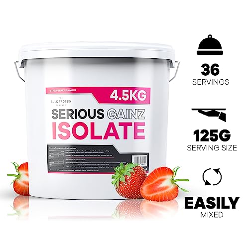 The Bulk Protein Company, Serious Gainz Isolate – 4.5kg – Whey Protein Powder The Bulk Protein Company uk supplements