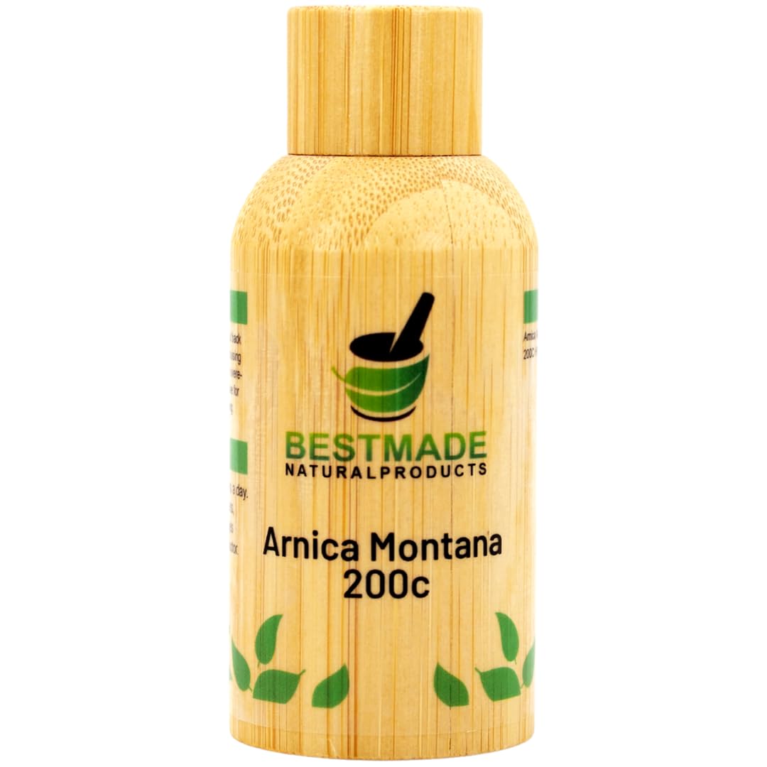 Bestmade Natural Products Turbo Arnica 200C - Comprehensive Arnica Pellets for Muscle Recovery, Soreness Relief, and Holistic Wellness Support, 350 Pellets Bestmade Naturalproducts.com uk supplements