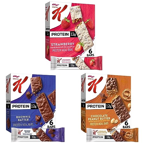 Kellogg's Special K Protein Meal Bars, Meal Replacement, Bulk Protein Snacks, Variety Pack Special K uk supplements