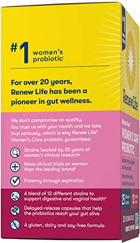 Renew Life Women’s Probiotic - Ultimate Flora Probiotic Women's Care, Shelf Stable Renew Life uk supplements