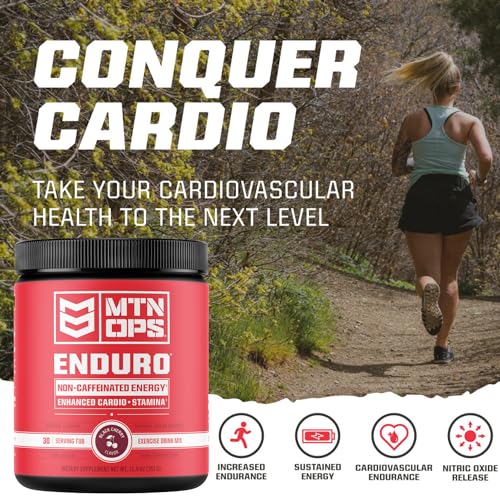 MTN OPS Enduro Trail Packs Nitric Oxide Supplement & Stim-Free Pre Workout - 20 Servings MTN OPS uk supplements