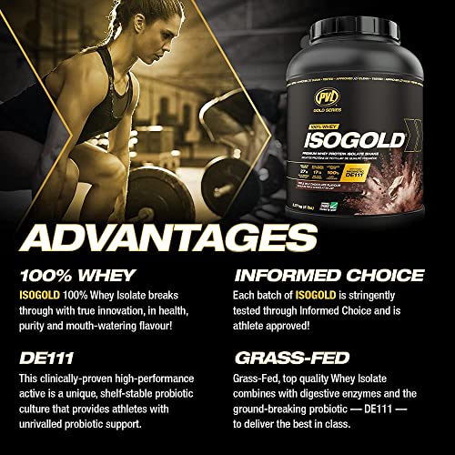 PVL ISO Gold – Grass Fed - Premium Isolate 100% Whey Protein Shake - Orange Krush'd - 908 g PVL uk supplements