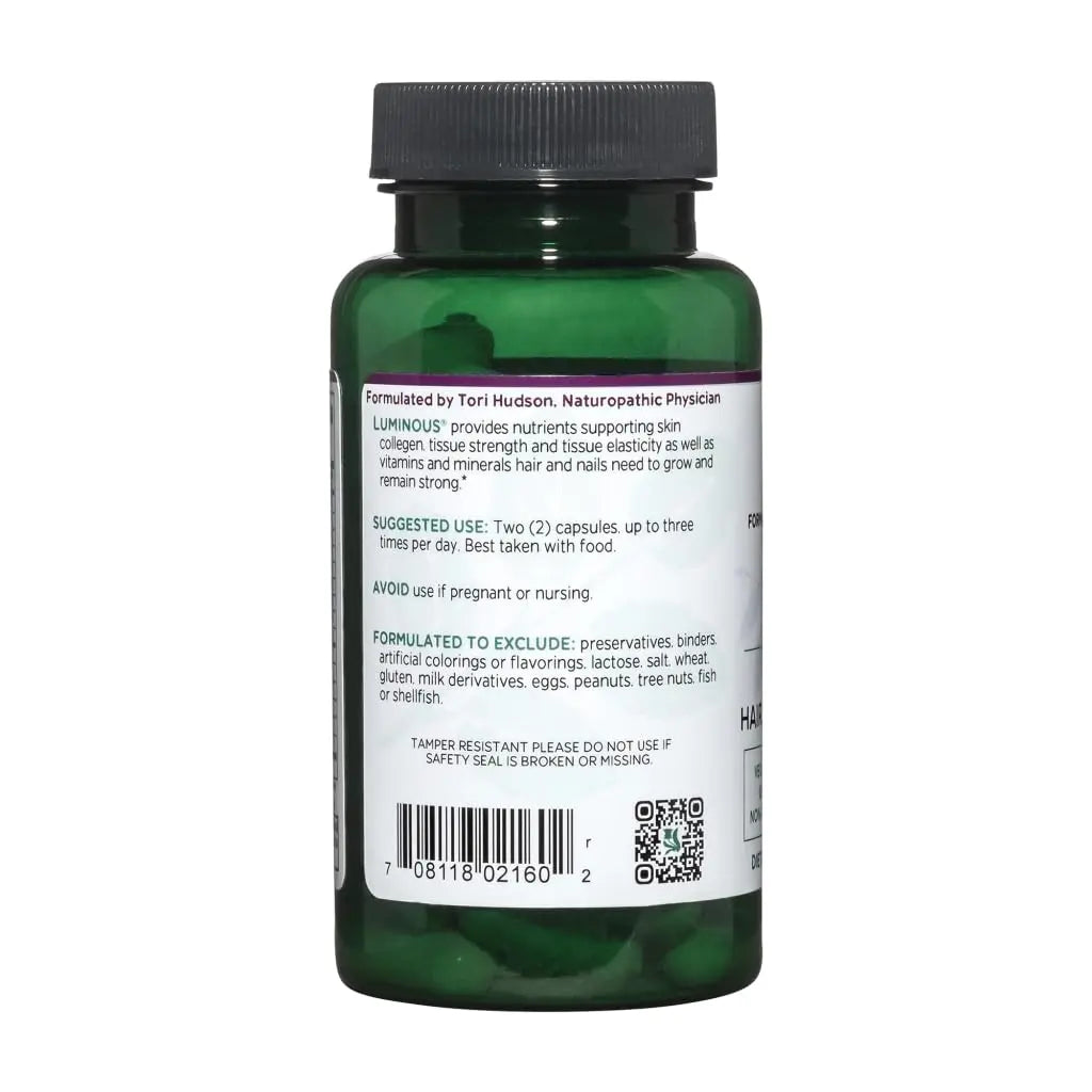 Vitanica, Luminous, Hair, Skin and Nail Support, Vegan, 60 Capsules Vitanica uk supplements
