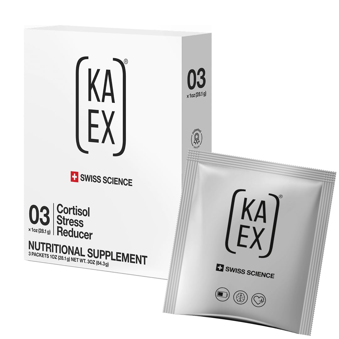 KA EX - Cortisol Stress Reducer for Athletes | Post-Workout Recovery Gamechanger | Clinically Tested and Trusted by Thousands of Pro Athletes | Swiss Science I Vegan (3 Pack) KA EX uk supplements