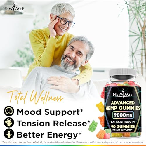 NEW AGE Naturals Advanced Hemp Gummies - Natural Hemp Oil Infused Gummies NEW AGE uk supplements