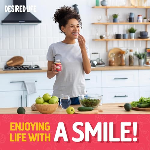 Desired Life Sugar Free Prebiotic Fiber Gummies for Adults and Kids Mixed Berry Flavor Desired Life uk supplements