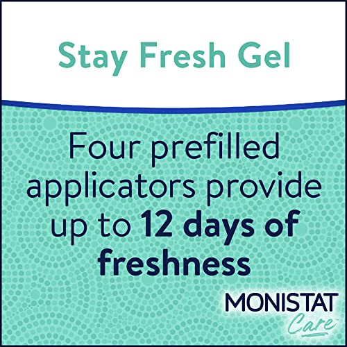 Monistat Stay Fresh Gel, Odor Eliminating Gel for Feminine Care, Fragrance Free Vaginal Gel, Prefilled Monistat uk supplements
