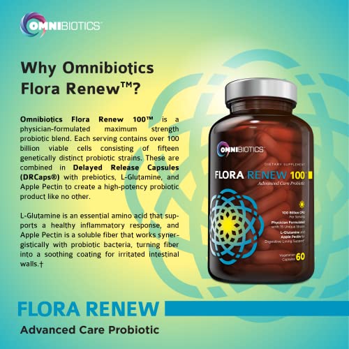Probiotics 100 Billion CFU | Clinical Strength Probiotics for Women, Probiotics for Men OmniBiotics uk supplements
