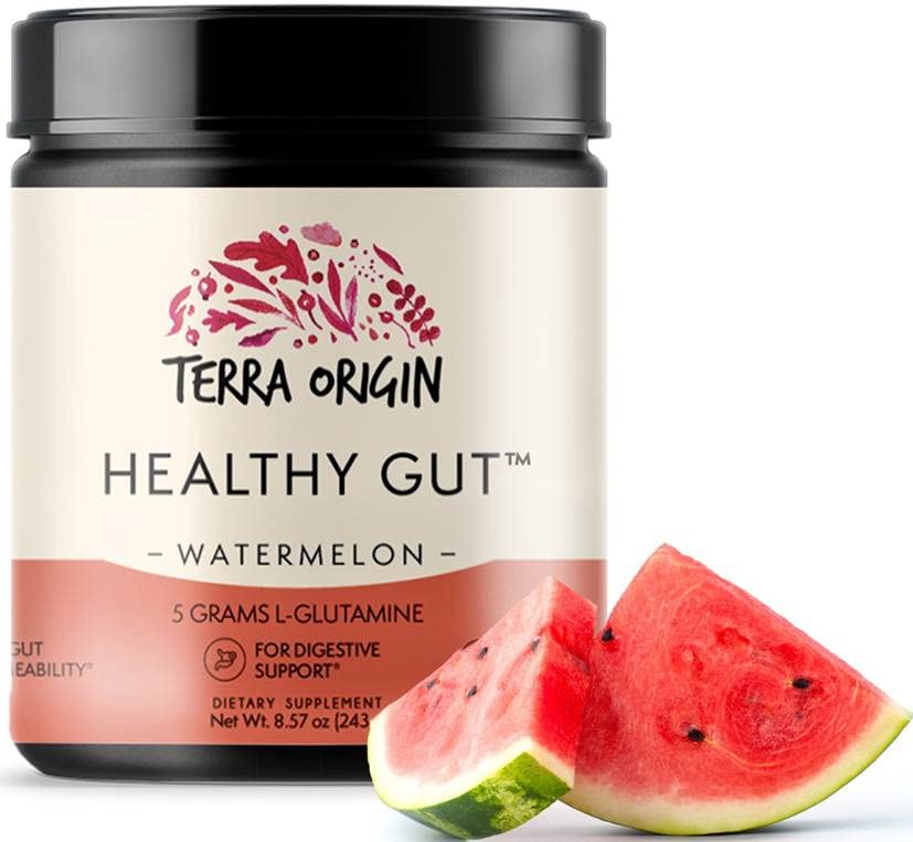 TERRA ORIGIN Healthy Gut Watermelon | 30-Servings with L-Glutamine, Zinc TERRA ORIGIN uk supplements