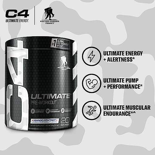 Cellucor C4 Ultimate x WWP Pre Workout Powder Mango Foxtrot - Sugar Free Preworkou Cellucor uk supplements