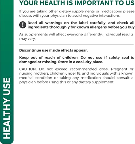 Thyroid Support with Iodine - 120 Capsules (Non-GMO) Healths Harmony uk supplements