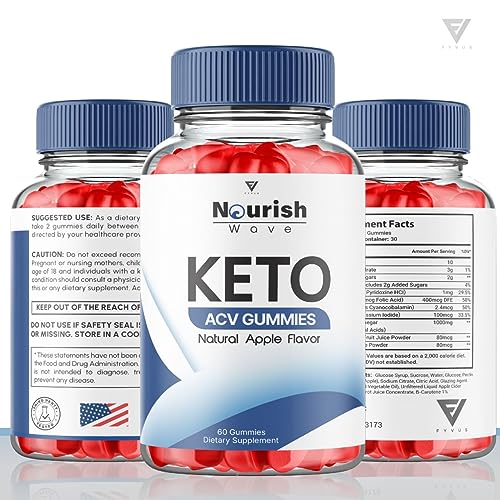 Nourish Wave Keto ACV Gummies Advanced Weight Loss Ketogenic AVC Apple Cider Fyvus uk supplements