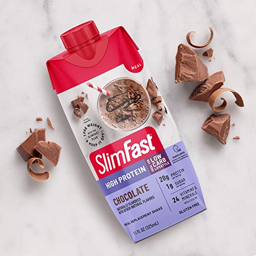 SlimFast Protein Shake, Chocolate- 20g Protein, Meal Replacement Shake SlimFast uk supplements